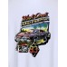 Men Cartoon Car Print Round Neck Hem Cuff Short Sleeve Casual T  Shirt